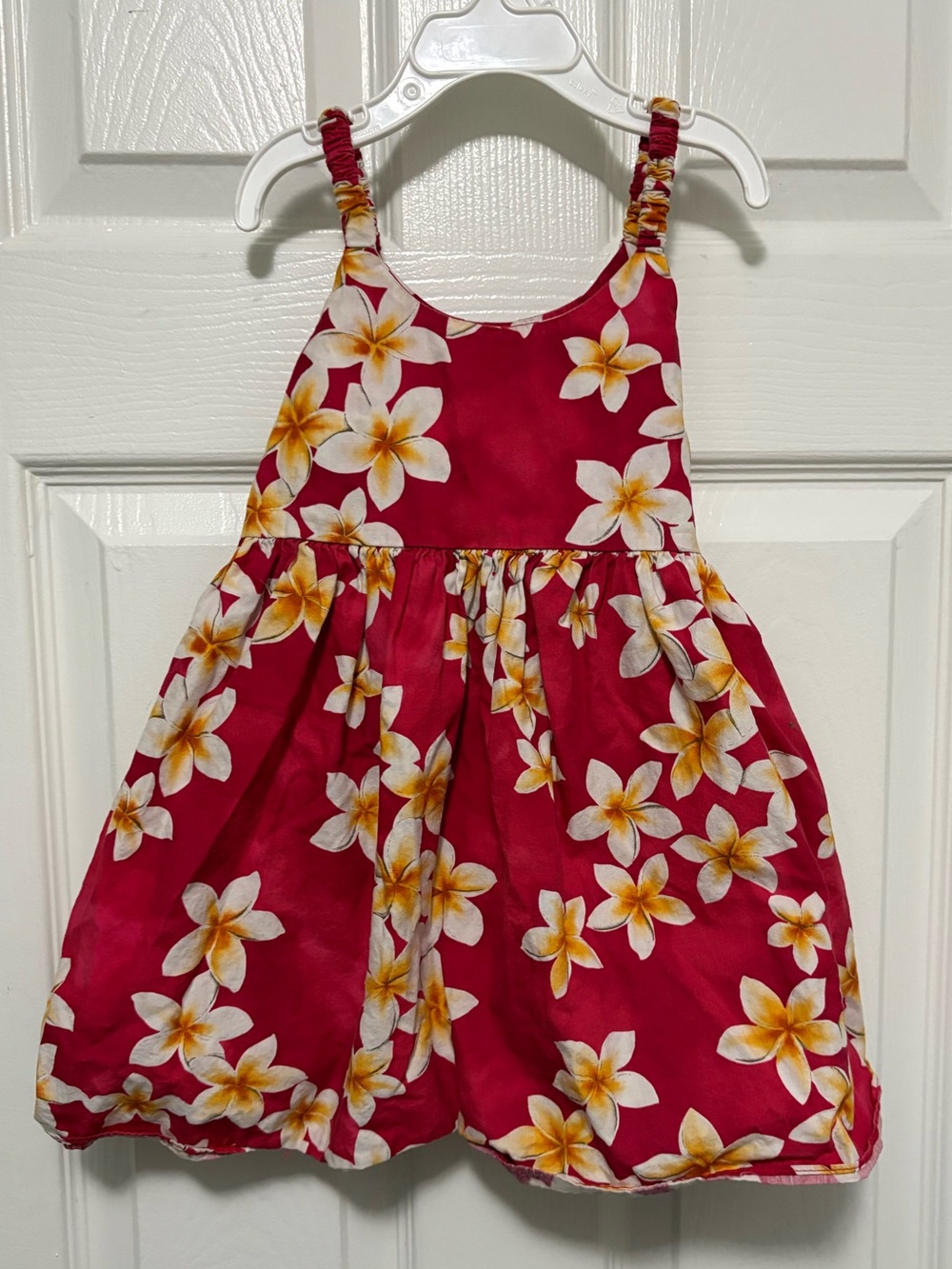 *Royal Hawaiian Creations Vintage Girls XL Red Floral Sundress